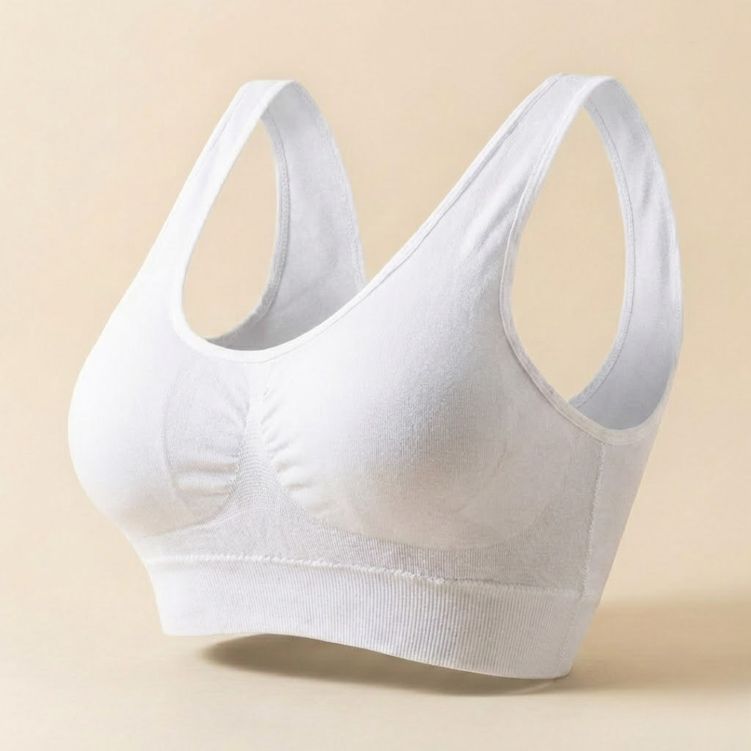 גוזייה תומכת עם כתפיות רחבות וריפוד נשלף (מבצע 1+1)