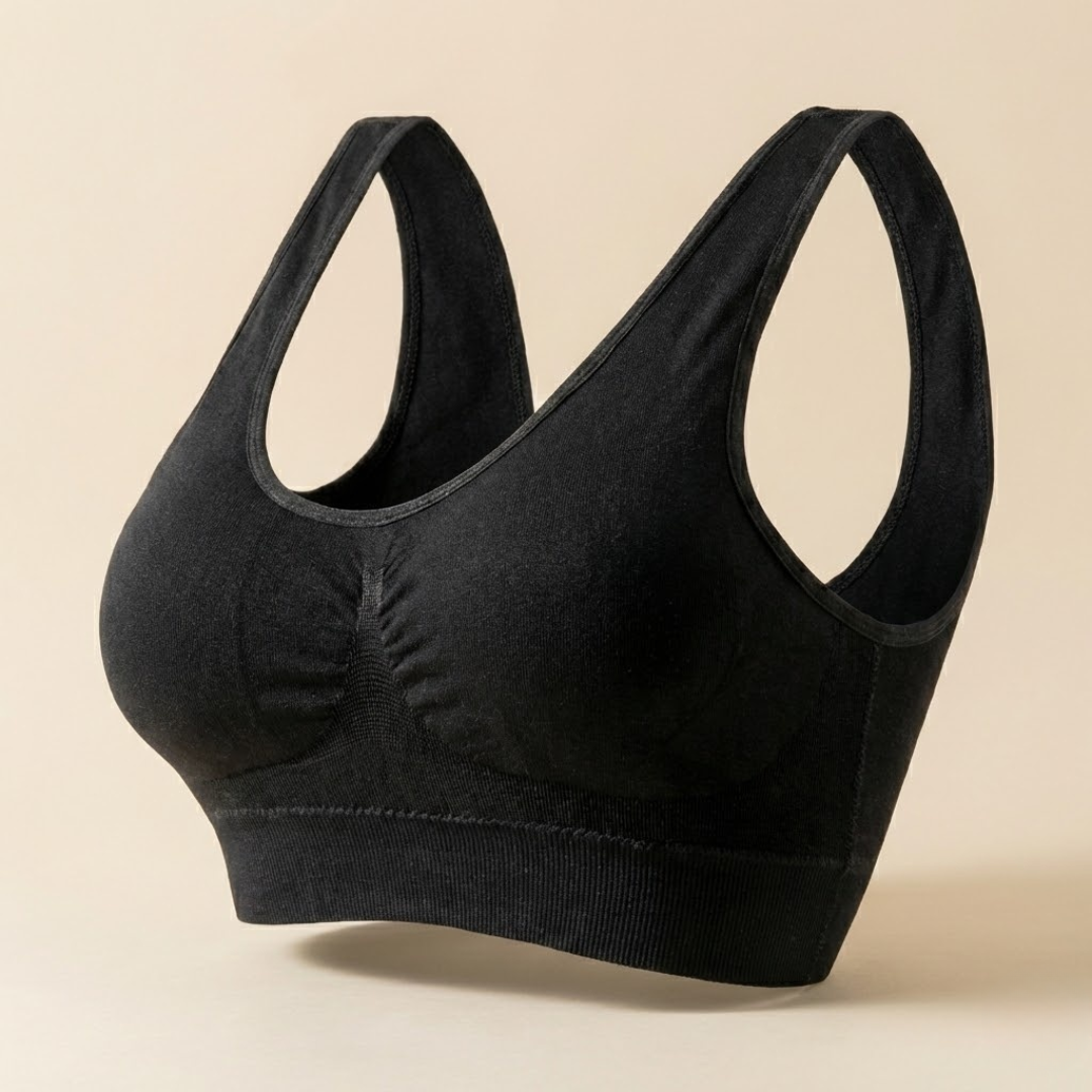 גוזייה תומכת עם כתפיות רחבות וריפוד נשלף (מבצע 1+1)