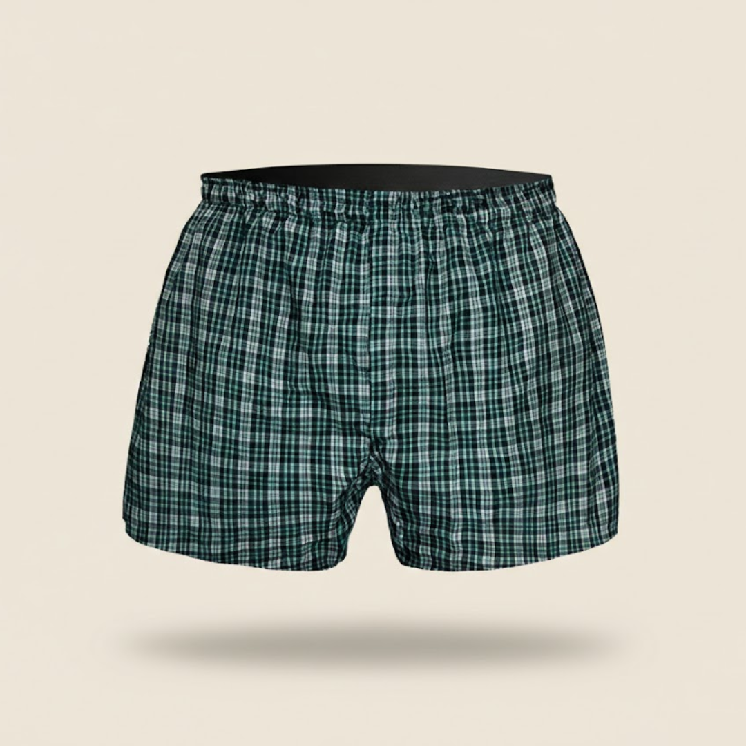 בוקסר משבצות לגברים | ספיגה אולטרה לדליפות שתן