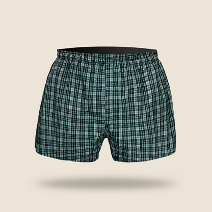 בוקסר משבצות לגברים | ספיגה אולטרה לדליפות שתן