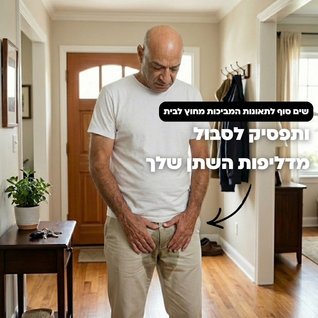 תחתוני בוקסר לגברים | ספיגה אולטרה לדליפות שתן