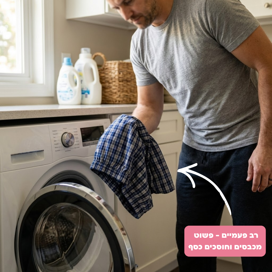 בוקסר משבצות לגברים | ספיגה אולטרה לדליפות שתן