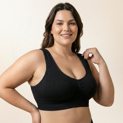 גוזייה תומכת עם כתפיות רחבות וריפוד נשלף (מבצע 1+1)