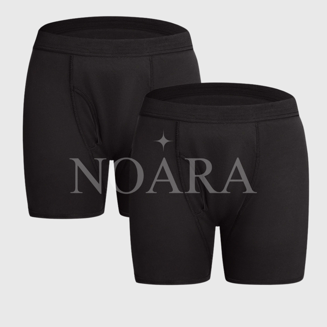 תחתוני בוקסר לגברים | ספיגה אולטרה לדליפות שתן (מארז 2 יח׳)