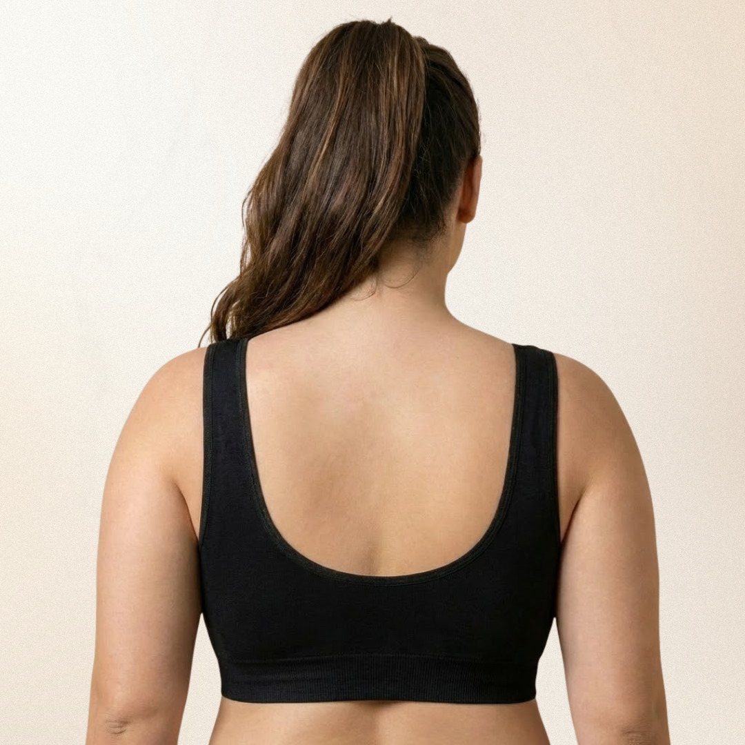 גוזייה תומכת עם כתפיות רחבות וריפוד נשלף (מבצע 1+1)