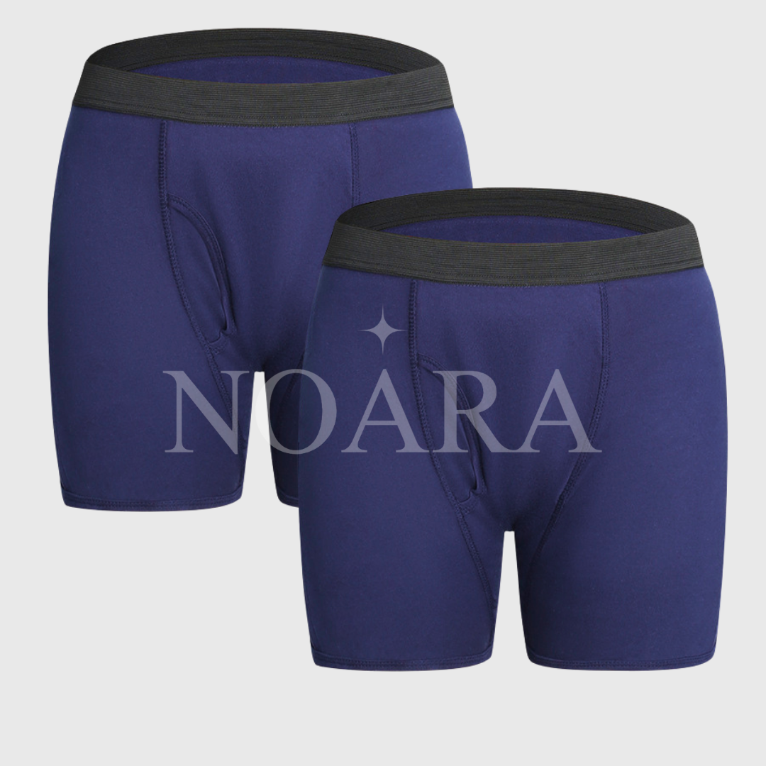 תחתוני בוקסר לגברים | ספיגה אולטרה לדליפות שתן (מארז 2 יח׳)