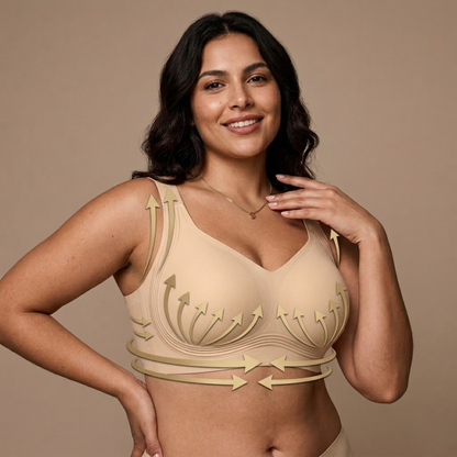 חזיית ג׳לי עם ריפוד נשלף ללא ברזלים - גזרה מלאה ותומכת