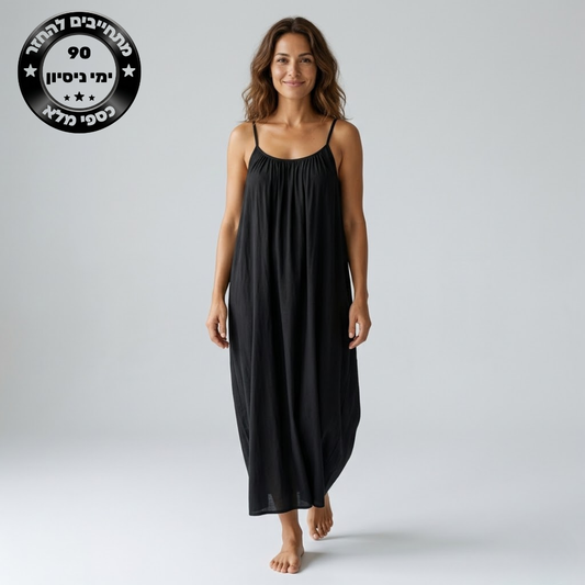 שמלת גב פתוח קלילה ומחמיאה