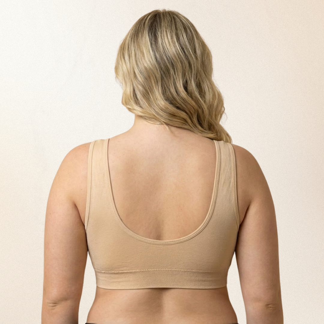 גוזייה תומכת עם כתפיות רחבות וריפוד נשלף (מבצע 1+1)