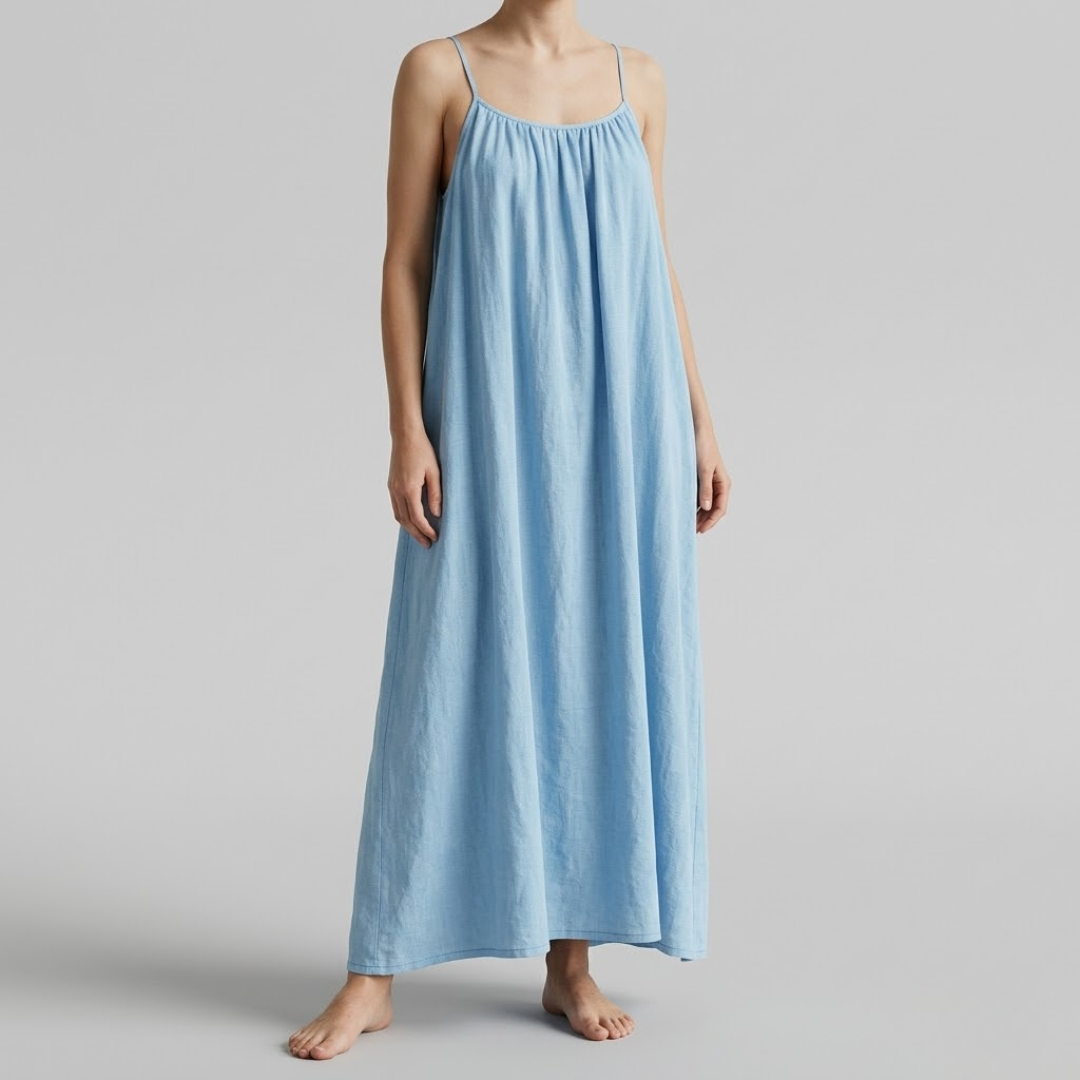 שמלת גב פתוח קלילה ומחמיאה