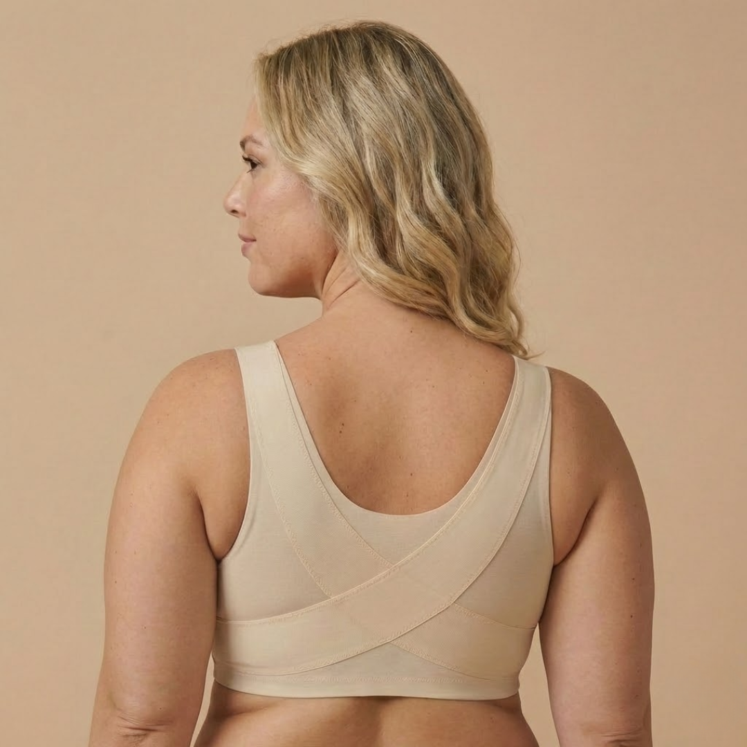 חזייה עם סגירה קדמית | ריפוד עדין ונשלף (ללא ברזלים)