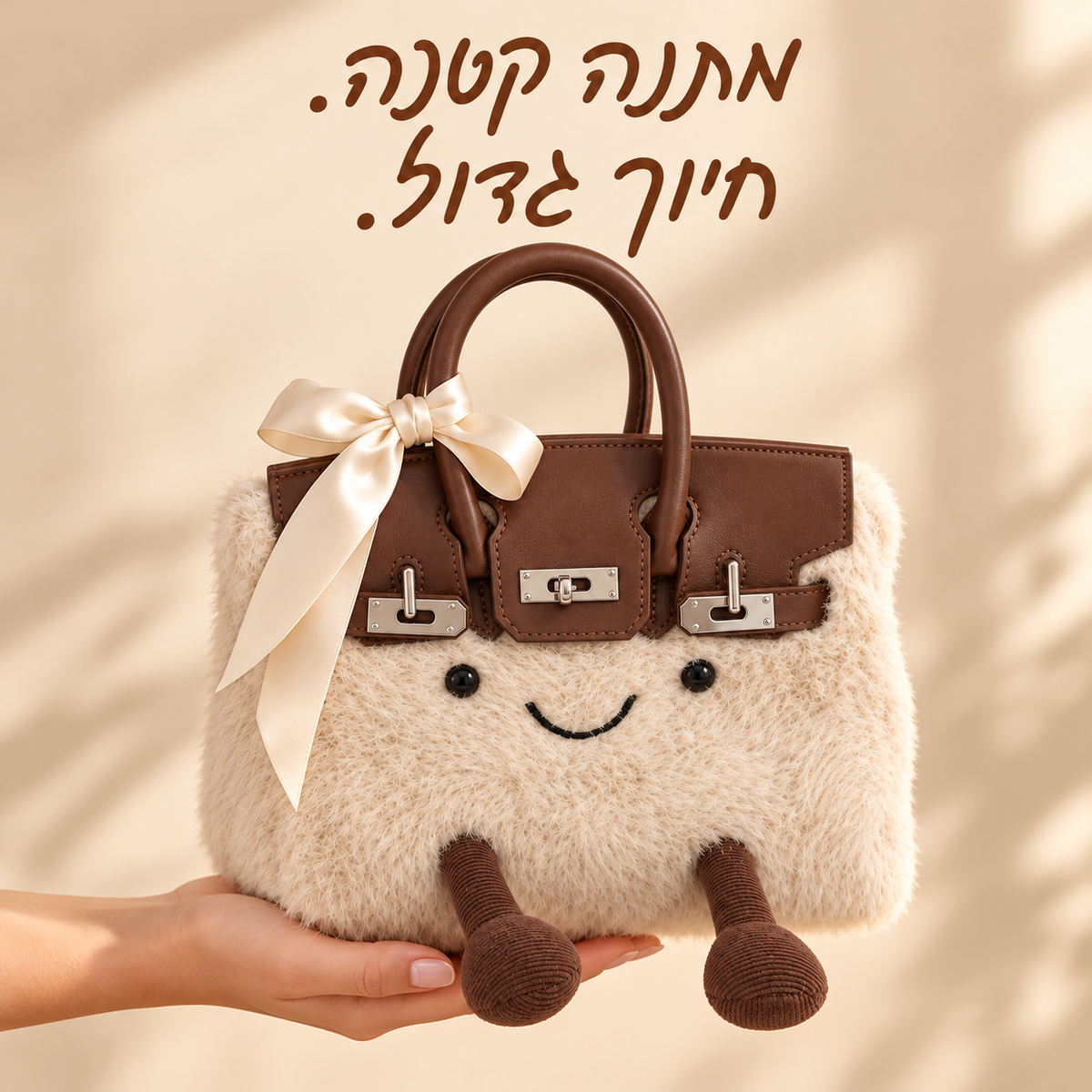 תיק נוארה כרעיון למתנה — המחשה עם סרט דקורטיבי