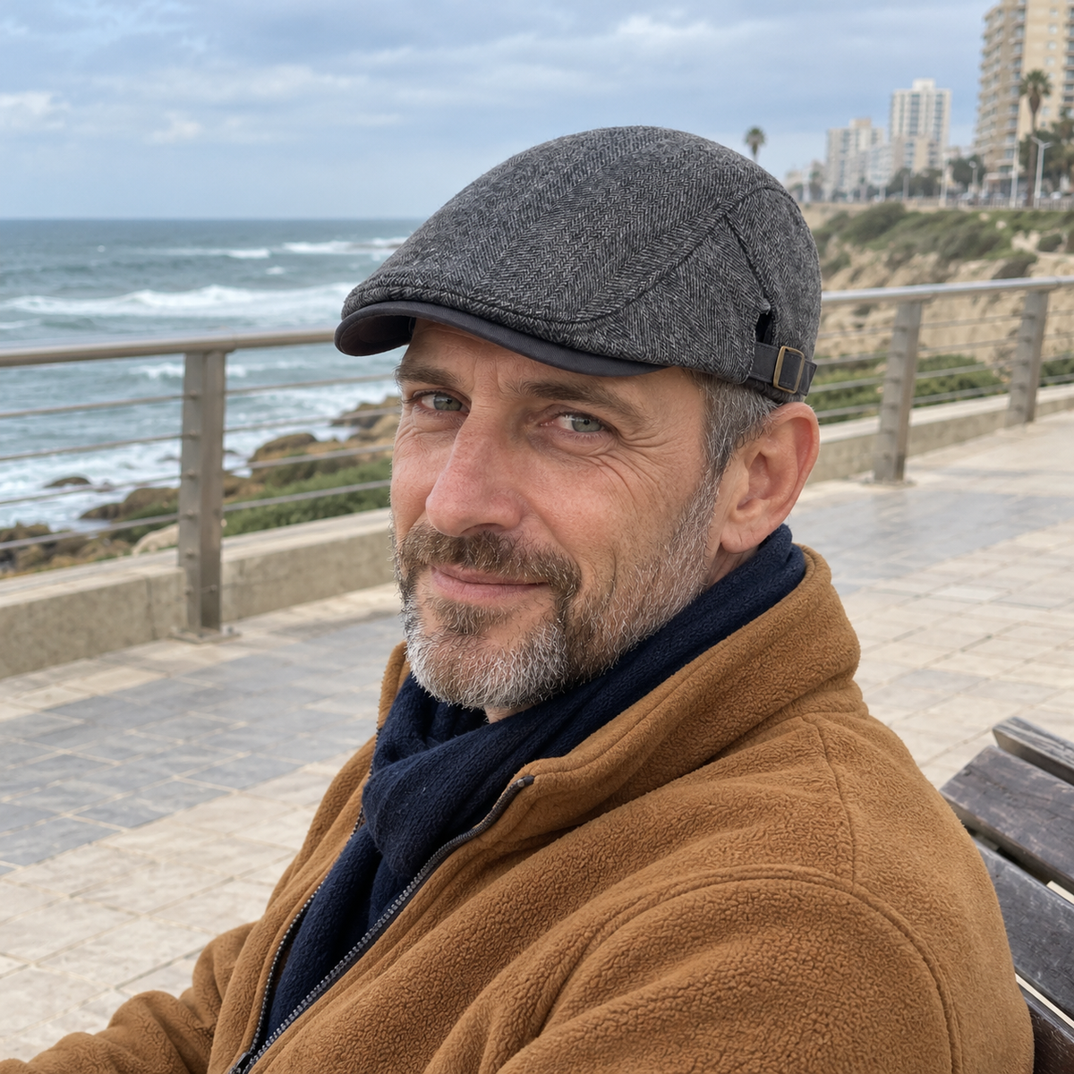 צילום לקוח שסופק על ידי Noara, עם קסקט חורפי